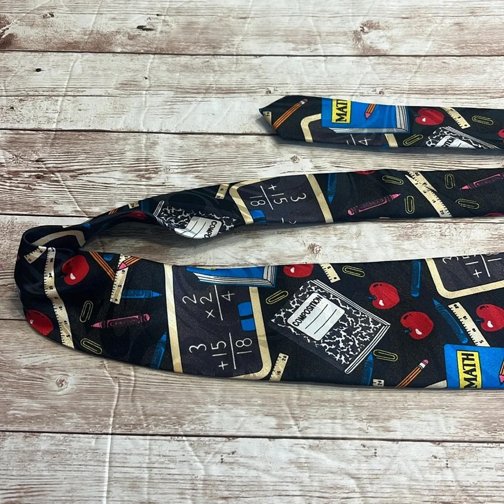 Educational Themed Black Tie